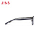 Jins Myopia Gafas con lentes, magnífico patrón floral, las gafas de damas se pueden equipar con lentes de luz anti-blue, LRF23A055 694 Negro 1.60 (más delgado)