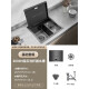 Kezhitu custom Wep bar balcony invisible small sink cup washer single dish basin western kitchen middle island counter mini handbasin 4839B damping cup washer sink