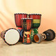 Jaek Dante African Drum Professional Performance Master Drum Lehre Percussion Instrument Old Ziegenkiner Indonesischer afrikanischer Handtank Standard 12-Zoll-Wolkenmee (Big Geschenkpaket)