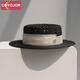 Coyojor Xiyao Home Silk chanvre tissé à la main Raffiah plateau plateau chapeau de vacances d'été chapelet de paille de soleil