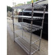 
He Jiangong shelf multi-layer storage rack storage rack chrome-plated wire net mobile warehouse stainless steel wheel carbon steel metal frame height 1500 (no wheels) length 1518* width 609*4 layers