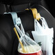 Runqun Cartoon Cute Hook Car Back Seat Creative Car Storage Small Hook Multi-Function Toast Orange