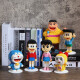 BALODY Doraemon building blocks tiny particles Dingdang cat Big bear Shizuka children assembled boy and girl June 1st gift 16230 Doraemon 1047pcs-Send white round