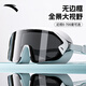 ANTA swimming goggles, large-frame high-definition anti-fog swimming goggles, men's and women's swimming goggles, swimming cap set, myopia optional swimming goggles, dark night/black, flat light