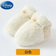 Disney newborn foot covers cotton thickened foot covers for men and women 0-12 months baby soft sole shoes brown (with velvet foot protection) inner length 12CM (recommended 0-12 months)