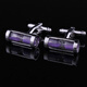 
Lie Shang Suit Cufflink Crystal Cufflink Men's Sleeve Nail French Shirt Cufflink Men's Cufflink French Cufflink Dark Blue Hourglass Blue