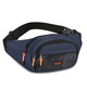 Sac à taille pour homme en multifonction Nouveau sac de téléphone mobile sportif Sac de course de fuite de grande capacité Bag de poitrine extérieure BJ680 Gray