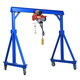 Customized frame lifting removable hand-pushed simple I-beam hanger traveling crane 3 tons 5 tons small gantry crane detachable K691 tons high 3 meters wide 25 meters