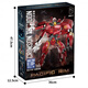 K Box (KBOX) 10310 Pacific Rim Mecha Eureka Raider -Modellfiguren Baugruppe Bausteine Boy Toys 10311 Storm Red (698 Partikel)