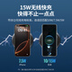Green Network is suitable for Apple wireless charger iPhone16/15/14/13/12ProMax/11/X Huawei Xiaomi Samsung Android mobile phone headset 15W desktop charging pad dock