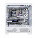 VALKYRIE VK03 LITE gaming case with display sea view room panoramic column-free touch screen ATX back plug 360 water cooling 270 full view white game screen computer case VK03 Lite white + A360 water cooling + prism fan*7