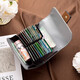 Jiemo Organ Card Pack Small and Ingenious New Model Model Driver Liced Certificate Position INSZ1 Caramel Couleur 24 Pages de carte + 2 Positions de changement