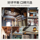 XMSJ中式实木六角宫灯阳台羊皮灯笼吊灯茶楼寺庙祠堂仿古建筑门头定制 D1369  总边长30高39CM