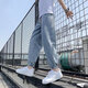 Chensen fließende Jeans Herbst Herbst Neue koreanische Stil trendy losen lässigen Sportfuß Fußfarbhonhosen Neun-Punkte-Hosen Männer hellblau l