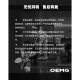 OEMG亨利领短袖t恤男士夏季潮牌五分袖高级感宽松慵懒休闲打底体恤衫 浅灰色 XL [建议110-130斤]