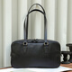 Mospoke Light Luxury Brand Genuine Leather Bag Bags Women's Bolse Retro Axx Bag Bag Bolle Bag Bag Nicho de vaca Crossbody Bag 878 Angora Ancho rojo 33*Altura 18*Gros de espesor 10 cm