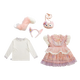 
G.DUCKKIDS little yellow duck children's clothing Lingnabel princess dress summer girls' dress fashionable Lolita baby birthday skirt 6623 spring and autumn style skirt + base 130 size 7~8 years old [120-130cm]