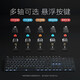 
Logitech K845 wired mechanical keyboard green tea shaft office typing transparent keycap e-sports game special K845 standard version (with numeric keys) TTC-green shaft