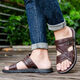 New summer sandals for men wearing beach shoes for outdoor wear, anti-slip soft sole outdoor two-purpose sandals waterproof casual shoes Brown Ou689 upgraded model 39 [small two sizes]