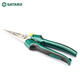 SATA Hardware Tools Electrician's Scissors SATA Two-color handle multi-functional 8-inch wire trough scissors for cutting wires 93106 (double
