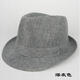Muxiaduo top hat men's spring and autumn middle-aged men's top hat men's spring and autumn hat middle-aged and elderly sunshade jazz hat linen old man black men's linen top hat M (56-58cm)