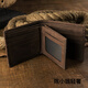 GPHF Japanische Originaldesign Top-Layer Cowhide Herren Short Wallet Retro Herren echte Leder Horizontale Mehrkarten-Brieftasche Dunkelbraun Dunkelbraun importierten oberen Schicht Cowhide
