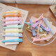 Colored hair clips for washing and makeup, seamless side clips for broken hair, duckbill clips for bangs, cute hair accessories TS67, color clips with 5 random colors