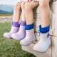 Lemonkid children's rain boots for boys and girls' rain boots waterproof and non-slip children's school water shoes thin sand purple 30