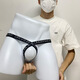 Herren -Tanga sexy Unterwäsche Ring Single Tanga Unterwäsche Herren schwarz l