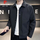 Pierre Cardin Jacke Herren Frühlings- und Herbstkoreanische Jacke Herren- und junge Revers Casual Tops Herren Khaki xl