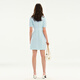 Karl Lagerfeld 2025 summer new four-bag round neck knitted dress Galeries Lafayette M22E1381 Blue M