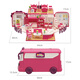 BALSON Kinderhaus spielen Spielzeug Girl Little Doctor Dressing Handheld Medical Box Simulation Szene Bus Geburtstag Geschenk