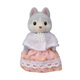 Familles sylvaniennes Version japonaise de la famille Husky jouant des jouets de filles maison et des cadeaux d'anniversaire de poupée pour les enfants