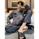 GPHF Japonais Luxury Luxury Men's Pyjamas Summer Ice Silk Silk à manches longues Suit Men's 2025 Nouveaux vêtements à domicile haut de gamme 6626 Straight Men's Style L (100-125Jin [Jin est égal à 0,5 kg]))