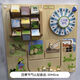 Hongtong Kindergarten Wall Corridor Decoración del juego de la educación temprana Montessori Enseñanza Ayudas Operación de pared de la pared cognitiva