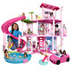 Barbie Play House Toy Castle Villa Children's Toy Birthday Gift Box-Barbie Dream Mansion Paradise HMX10