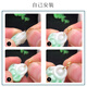 TOAY 18k gold jadeite jade pendant gold buckle pendant Hetian jade Au750 gold necklace buckle mini model (suitable for small fifty cent coins)
