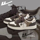 Huili Men's Shoes Men's 2025 Spring New Trend Zapatos casuales para los zapatos deportivos versátiles de los estudiantes de los hombres Beige Blue -G687C 41