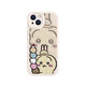 XMSJ Jiyikawa iPhone16Promax Paar Mobile Hülle USAqi Apple 13 Cartoon niedlich Silikon 15p Sand Pink Jiyi-MH4882 Apple 13promax