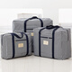 Love Orange Travel Clothing Storage Bag Trolley Luggage Bag Waterproof Quilt Bag Organizer Clothes Storage Bag Dark Blue Stripes Large Size 58*49*28cm