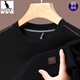 
Kangaroo men's long-sleeved T-shirt 2024 autumn round neck sweatshirt men's spring and autumn middle-aged top daddy's wear waffle base shirt JXYXL75-6625 gray XL 175 recommended 135-150Jin [Jin equals 0.5 kg]