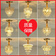 Clcey Zhongshan Lamp Collection 2025 Nouveau couloir d'éclairage d'allumage Entrée Lumière European Crystal Chandelier Balcony Chambre 9928 Gold Tree Color Light Source