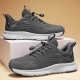 Zulijian elderly shoes genuine summer anti-slip shoes soft sole lightweight breathable walking shoes sports and casual shoes for parents and elders dark gray [Dad shoes] 42
