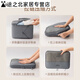Short-distance travel clothing compression bag suitcase breathable clothing packaging package outgoing hand-carrying and storage bag 2-piece set - gray [medium size + large size]