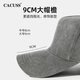 CACUSS帽子男士春季大头围棒球帽户外遮阳鸭舌帽百搭显脸小休闲帽 灰色