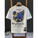 Camiseta de altura corta de altura de tela de altura de tela de manga de alta de altura de Guangan Aepe Camiseta transpirable pesada Camiseta Atinga de altura hom.
