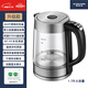 GOYN German original imported household kettle with automatic power off and insulation Bo Dilong household electric kettle with intelligent protection elegant silver + multi-stage temperature control 1.7L