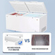 Haier [PCM Inner Liner] Freezer horizontal d'une capacité de 600 litres ou plus de grande capacité Réfrigération à température ultra-basse et réfrigérateur à interrupteur en un clic de congélateur Réfrigérateur de fruits de mer à refroidissement rapide et 719 litres] 719HEZ 丨 -38 degrés 丨 Contrôle électronique de la température