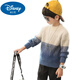 迪士尼（Disney）童装男童加绒套头毛衣新款秋冬洋气中大儿童羊毛衫针织打底衫加厚 加/绒蓝色 160