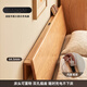 Original solid wood bed Oak simple master bedroom large double bed 1.2x2m high body bed + Original Dream mattress 10cm-L701G